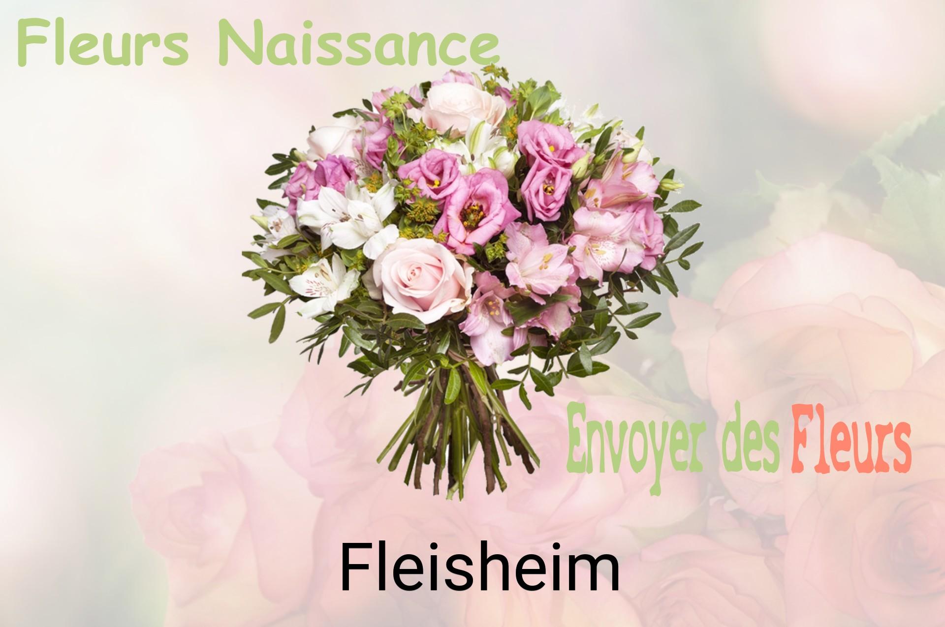 Bouquet de fleurs de naissance livré à Fleisheim